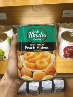 đào ngâm rhodes