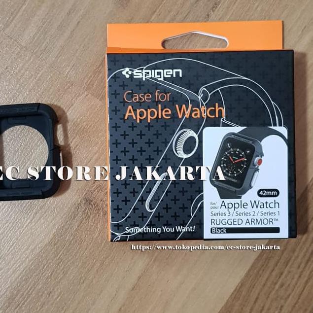 SPIGEN Ốp Bảo Vệ Mặt Đồng Hồ Thông Minh Apple Watch 42 mm Series 3 Màu Đen