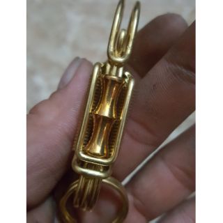 Móc khóa đồng thau uốn thủ công!!!