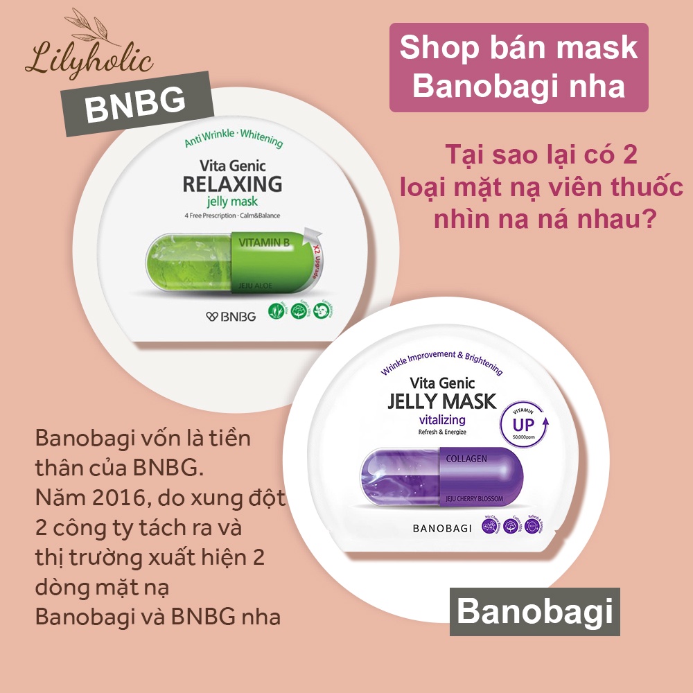 [Mã COSDAY - 50k đơn 250k] Mặt nạ Banobagi Vita Genic Jelly Mask Hàn Quốc