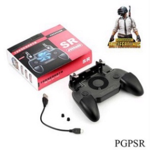 Tay Cầm Chơi Game PUBG 2000MAh SR Kiêm Sạc Dự Phòng cho điện thoại Và Quạt tản nhiệt chơi Game PUBG,Liên Quân,...