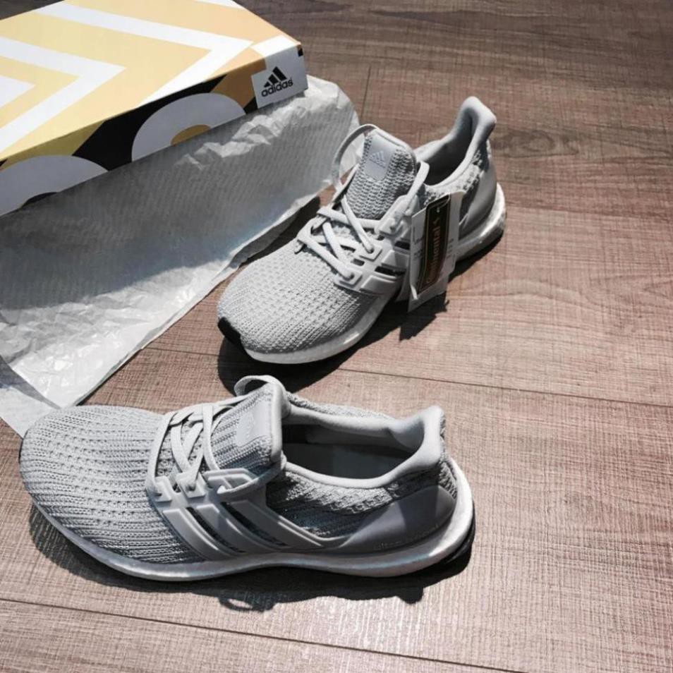 [Sale 3/3][FULL BOX] Giày thể thao ADIDAS ULTRA BOOST 4.0 GREY xám [Sẵn Hàng] . ⋆ /