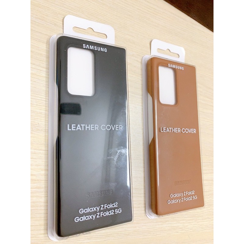 [New full box]-Ốp lưng da Leather Cover EF-VF916 cho SS Galaxy Z Fold2 chính hãng Samsung