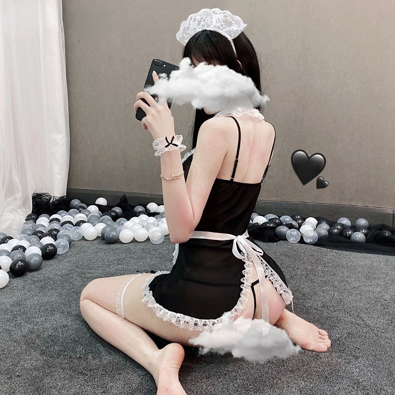 Herbe's Secret 【Ready Stock】Bộ Đồ Lót Hóa Trang Cô Hầu Gái Quyến Rũ Lingerie Cosplay Sexy Uniform Temptation Maid Suit | BigBuy360 - bigbuy360.vn