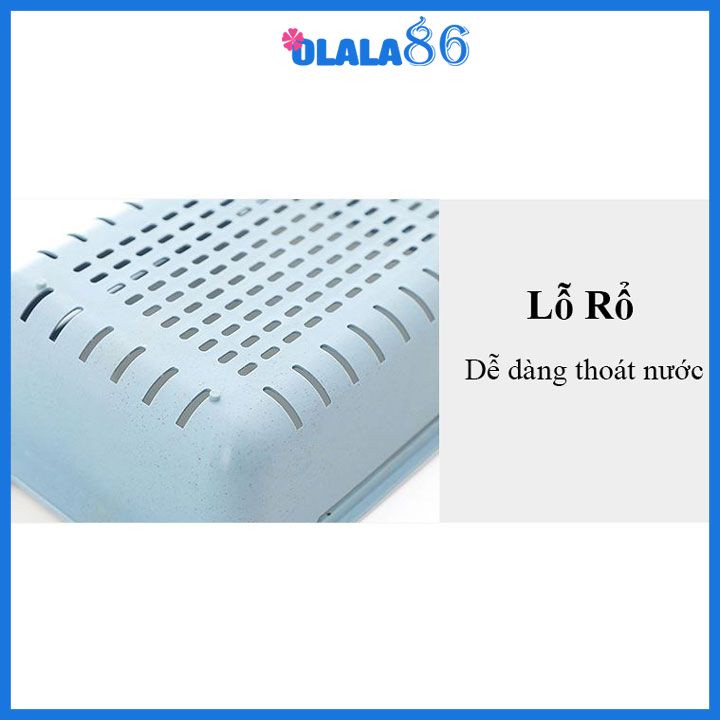 Khay gác , bộ rổ gác bồn rửa bát nhựa Việt Nhật cao cấp Olala 86