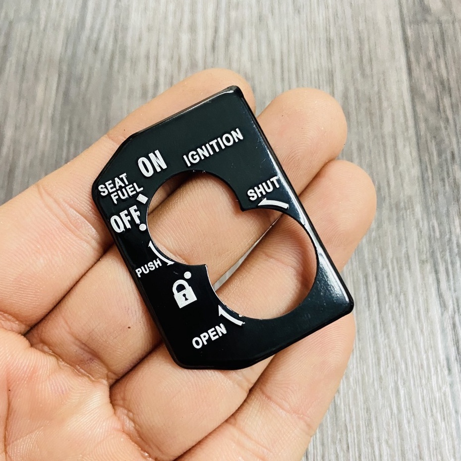 Dán ổ khóa, ốp mặt ổ khóa nhôm sử dụng cho WINNER X, VARIO, CLICK THÁI Ổ KHÓA CƠ