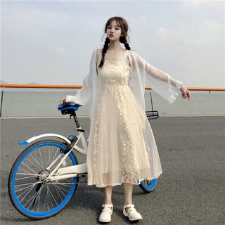 [order 12 ngày] Đầm maxi công chúa phối ren Ulzzang ( ulzzangwind )