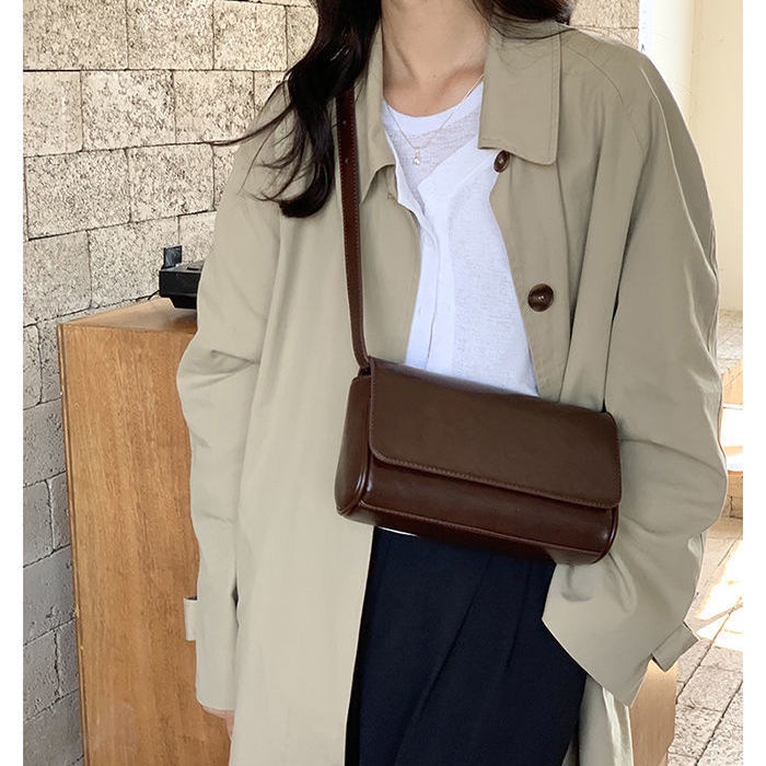 Túi Đeo Chéo Màu Trơn Đơn Giản Thời Trang Mùa Hè Mới Năm 2021