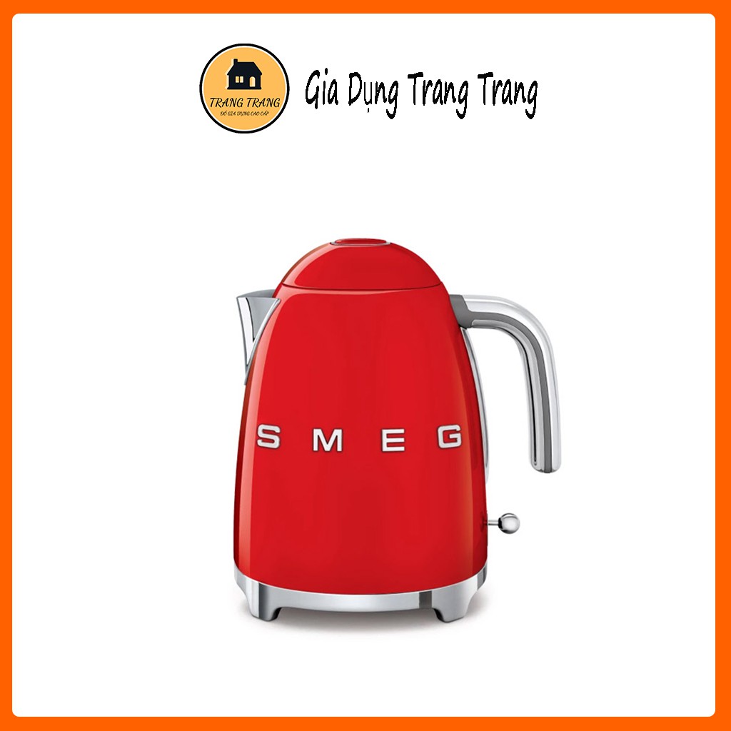 Ấm siêu tốc SMEG KLF03RDEU màu đỏ không chỉnh nhiệt [HÀNG NHẬP KHẨU ĐỨC]