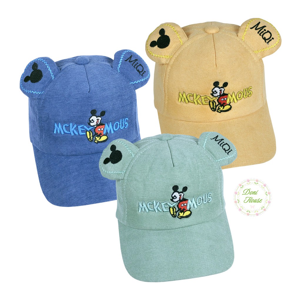 [Bé 3-5 tuổi] Nón Kết, Mũ Lưỡi Trai, Cho Bé Trai và Bé Gái Hình Chuột Mickey NK25