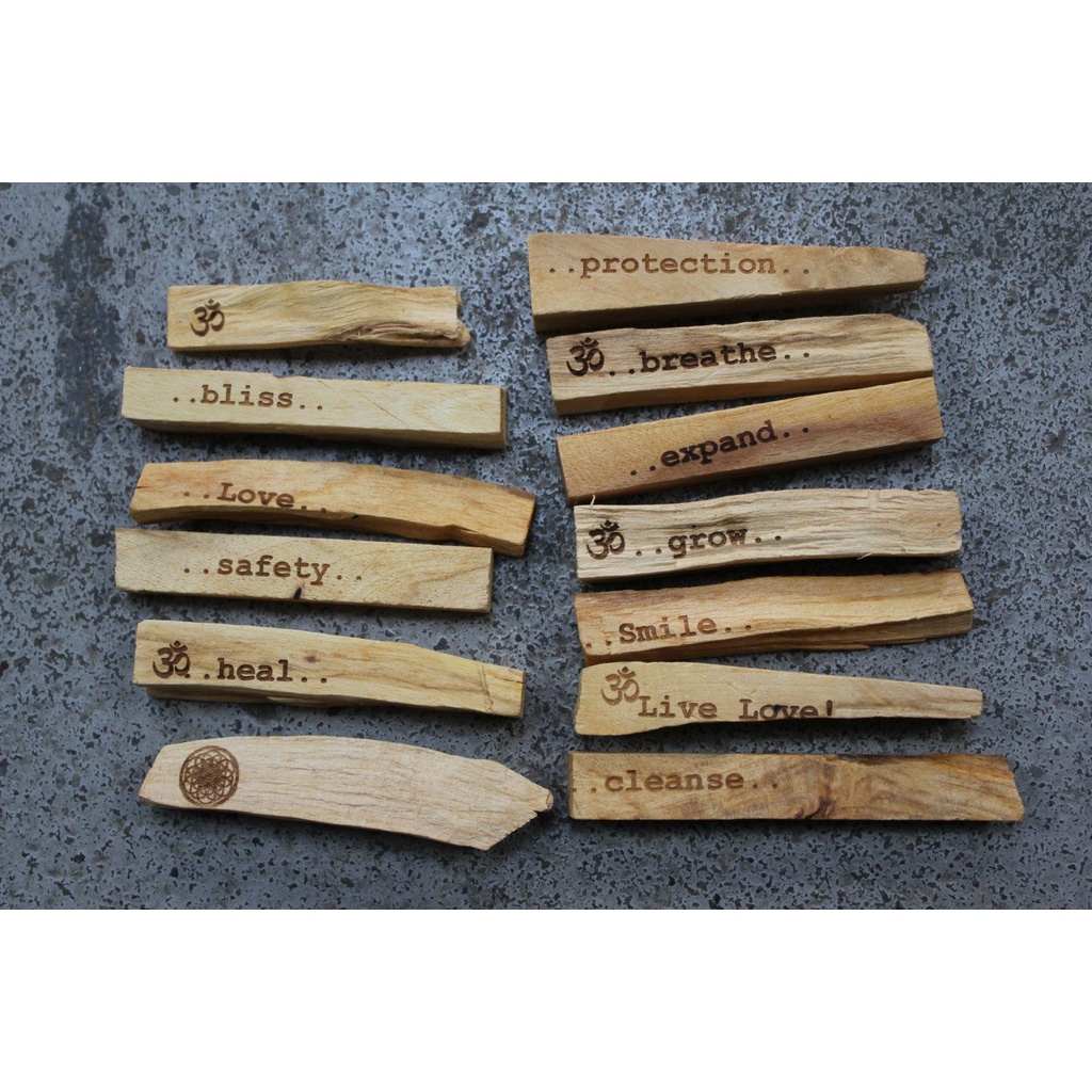 {Tặng dây chuyền đá Đ1} 2-4-5 thanh palo santo chuẩn quốc tế Gỗ Thánh Thanh Tẩy (lưu ý số lượng, màu ngẫu nhiên)