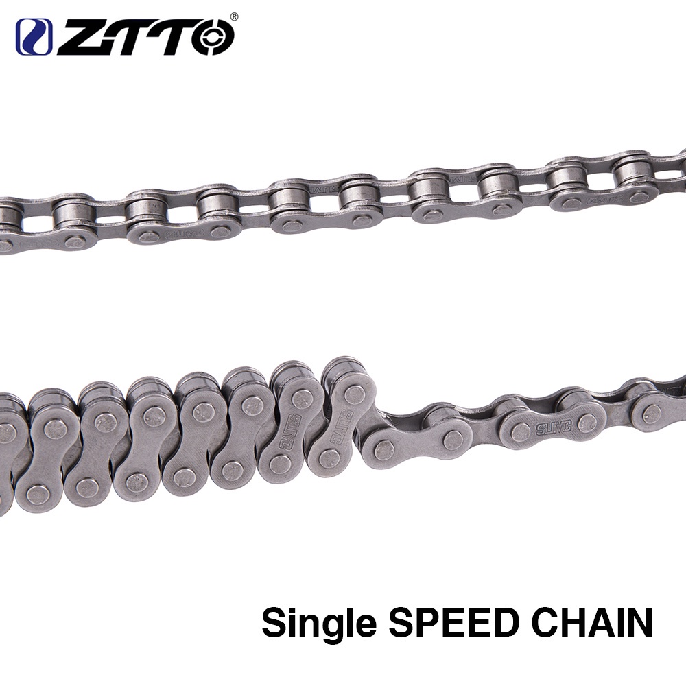 Dây xích xe đạp ZTTO 1 tốc độ màu bạc chất lượng cao
