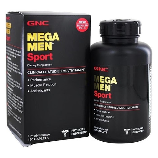 GNC Mega Men Sport Viên Uống Bổ Sung Vitamin và Khoáng Chất Hỗ Trợ Cơ Bắp