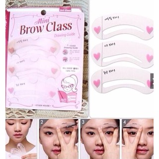 Bộ 3 khuôn kẻ chân mày