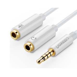Cáp Chia Audio 3.5mm ra Tai Nghe & Mic riêng biệt Cao Cấp UGREEN AV141