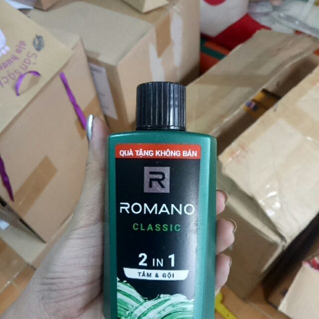 5 chai dầu gội Romano 2 in 1