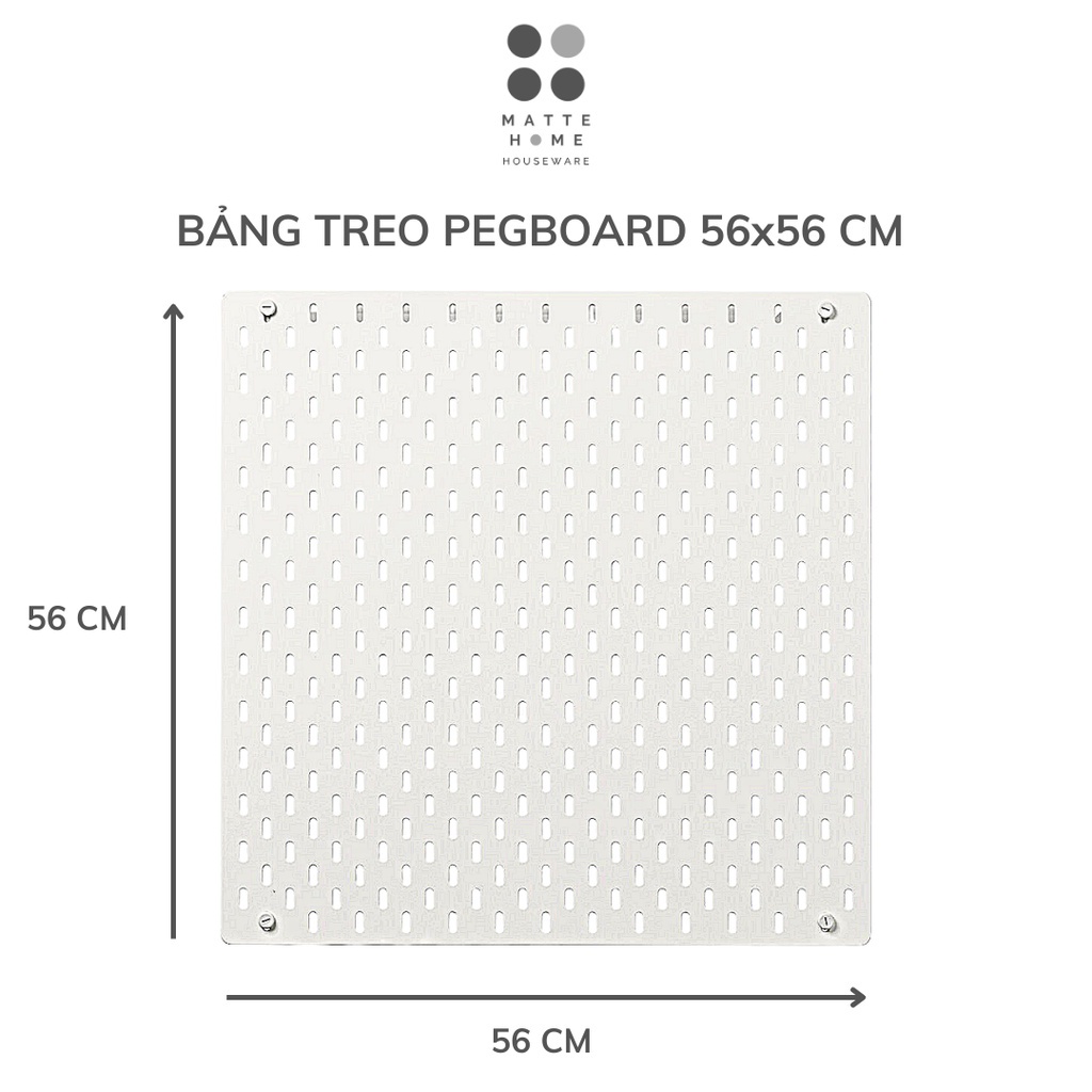△Bảng treo Pegboard thông minh dòng Skadis hãng IKEA đủ kích thước, màu