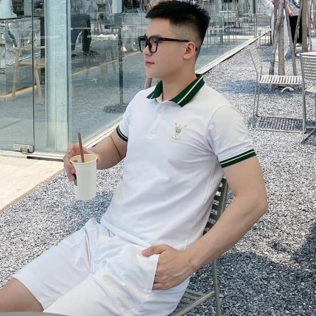 Áo thun nam có cổ bẻ WCBC, áo polo nam nữ vải cotton cá sấu cao cấp chuẩn form sang trọng lịch lãm - QQ SHOP