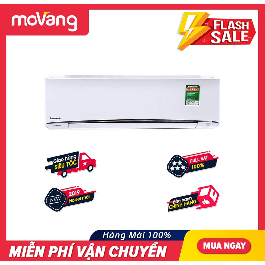 MIỄN PHÍ CÔNG LẮP ĐẶT - Máy lạnh Panasonic Inverter 1.5 HP CU.CS-U12VKH-8