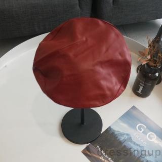 D❃♪Mũ nồi da PU thời trang nữ
