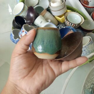 Chậu gốm mini trồng sen