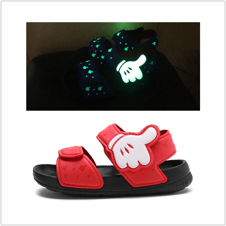 Xăng đan Đế Mềm Dạ Quang Thời Trang Đi Biển Cho Bé