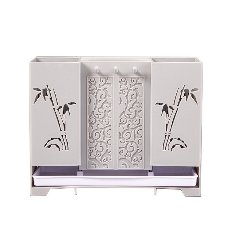 Ống Đũa Nhựa Cài Giao Thớt Cao Cấp Kết Hợp Để Nắp Vung Đa Năng Chất Liệu ABS