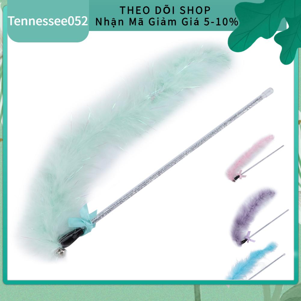 Tennessee052 Mèo Teaser Toy Fairy Princess Shiny Tua Wands với chuông cho mèo trong nhà con chơi bài tập đuổi theo