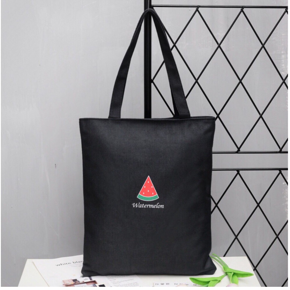 ( TRỢ GIÁ)Túi Vải Đeo Vai Tote Bag Dưa Hấu Xinh