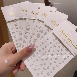 Sticker dán móng siêu hót flash gấu, tim, sao, lửa