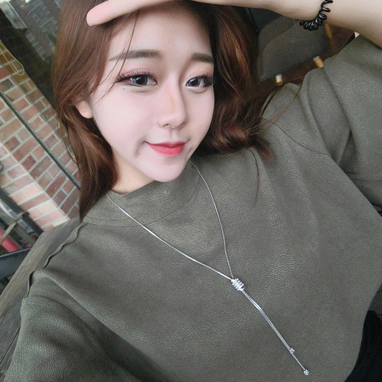 Dây chuyền dáng dài đeo qua ngực lấp lánh phụ kiện thời trang hotgirl ulzzang hàn quốc 🔝🔝 Popanda