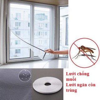 LƯỚI CHỐNG MUỖI - Lưới gắn cửa sổ chắn muỗi và côn trùng tháo rời linh hoạt đơn giản mà hiệu quả - LƯỚI NGĂN CÔN TRÙNG