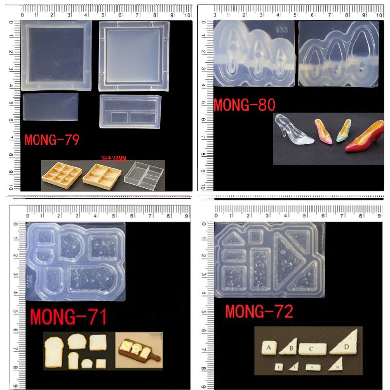 Khuôn Silicon Làm Đồ Thủ Công Mini Dễ Thương