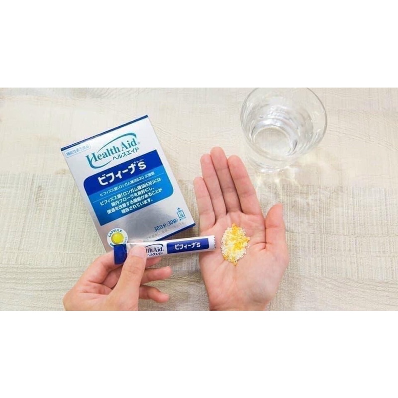 Men Health Aid Bifina S & meb R Bổ Sung 10Tỷ Lợi Khuẩn Hộp 30 gói