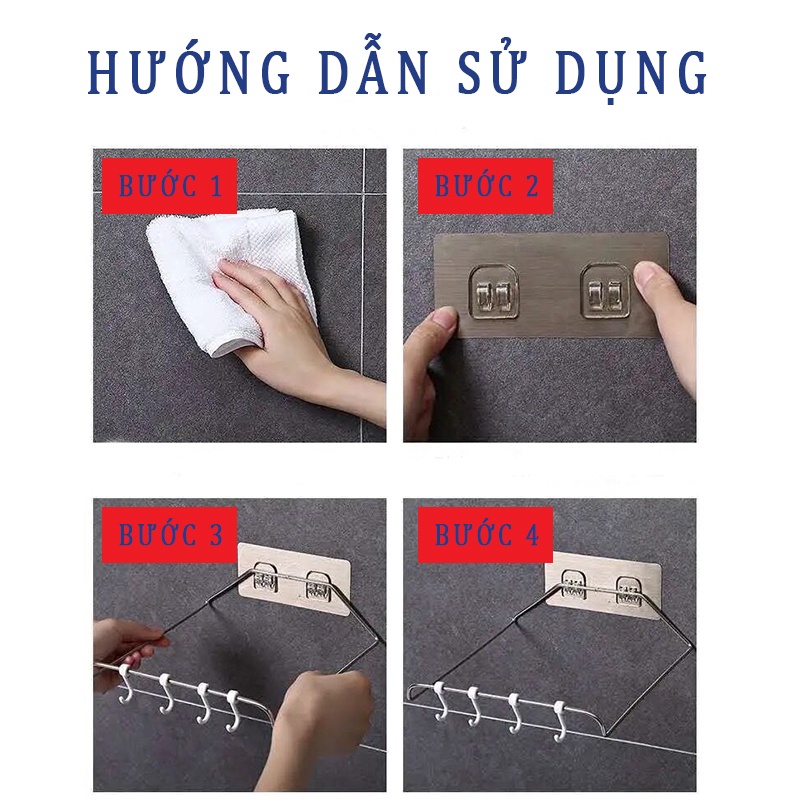 Giá treo thau chậu, giá để đồ đa năng dán tường tiện lợi
