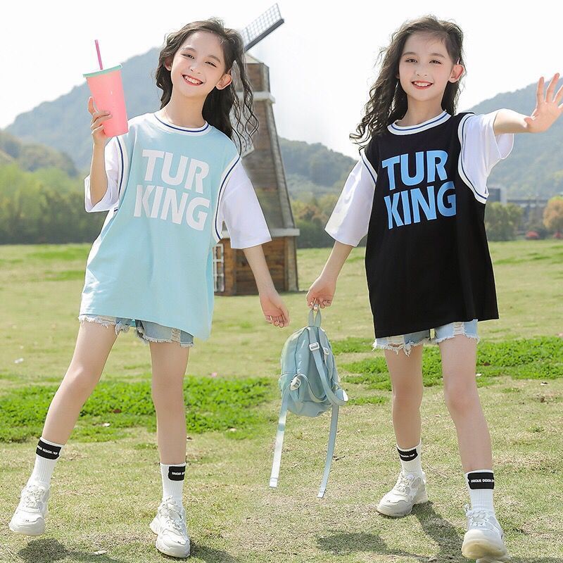 Áo Thun Cotton Ngắn Tay Dáng Rộng Thiết Kế Mới Thời Trang Mùa Hè Cho Nữ
