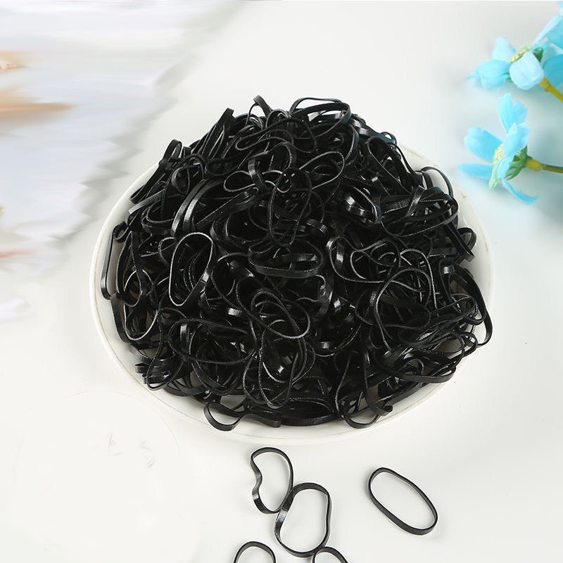 Túi 1000 chun buộc tóc nhiều màu, dây chun buộc tóc co giãn