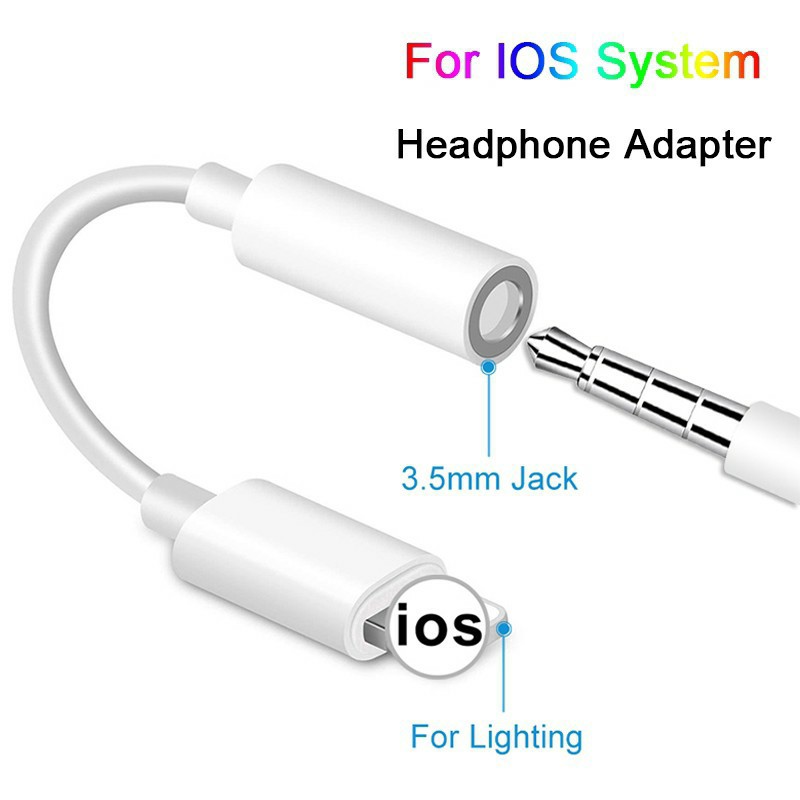 Cáp chuyển đổi âm thanh từ jack cắm Lightning sang 3.5mm cho tai nghe điện thoại