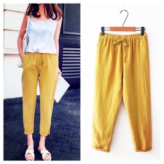 QUẦN BAGGY ĐŨI NỮ CẠP CHUN CHẤT ĐŨI XƯỚC ĐẸP SIÊU NHẸ MÁT THOẢI MÁI THỜI TRANG BANAMO FASHION 823a