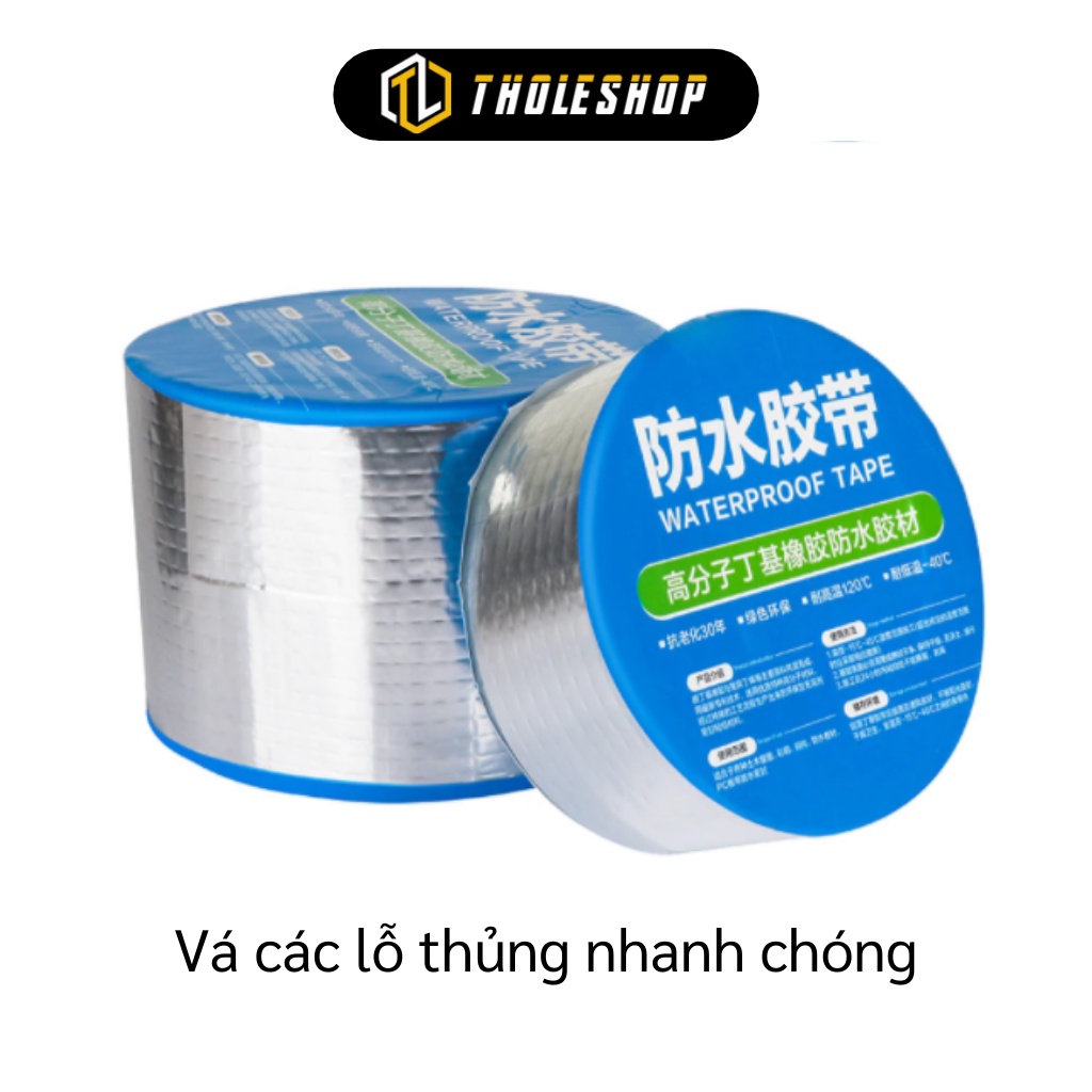 Cuộn Băng Keo - Băng Keo Butyl 5m, Siêu Dính, Siêu Chống Thấm, Sửa Chửa Nhà Cửa 7442