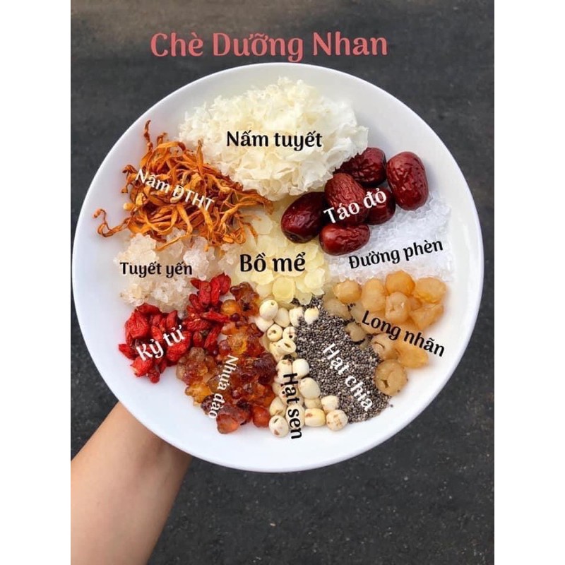 [Mã 77FMCGSALE1 giảm 10% đơn 250K] chè dưỡng nhan - 13 nguyên liệu tự chọn