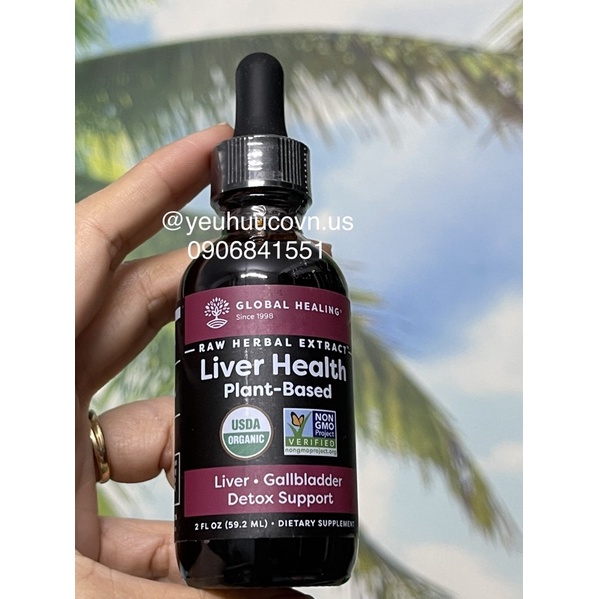 Thải độc Gan - Liver health - Global healing - 59.2ml