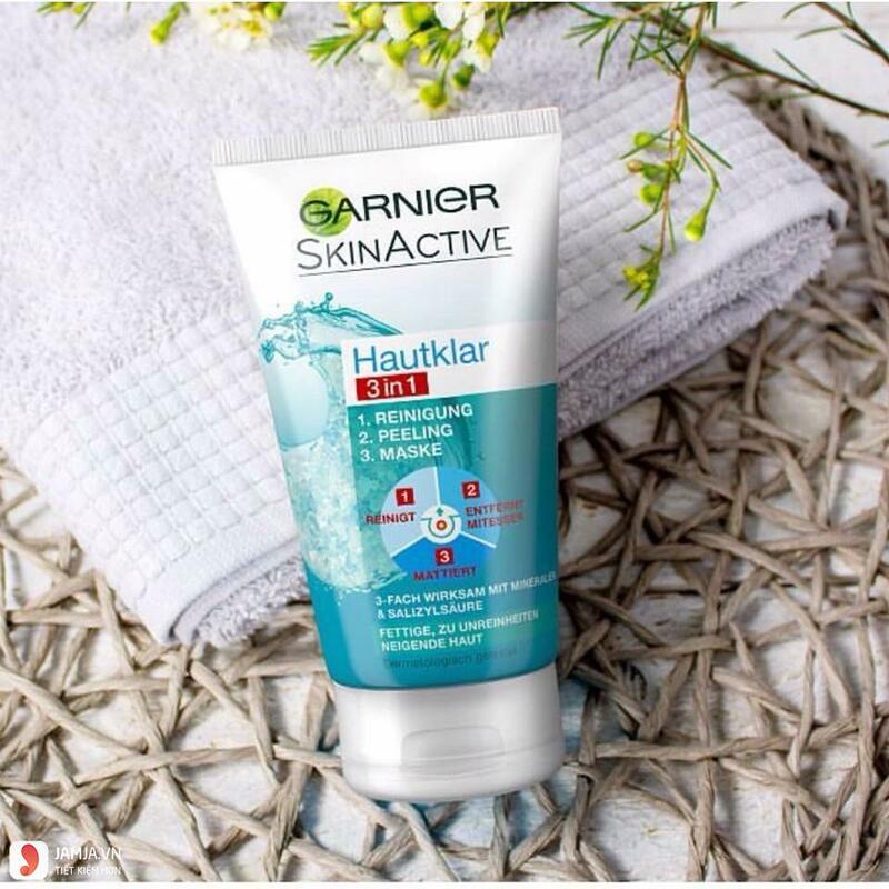Sữa Rửa Mặt Ganier Của Đức 150ml chăm sóc da cho da mụn da dầu da khô 3 in 1 tạo bọt dưỡng ẩm trắng da hiệu quả