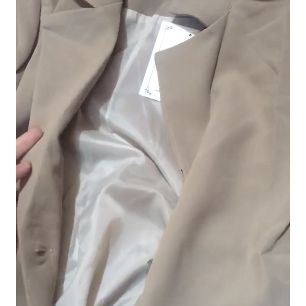 Blazer nâu tây 2 lớp dày dặn (Có ảnh thật) | BigBuy360 - bigbuy360.vn