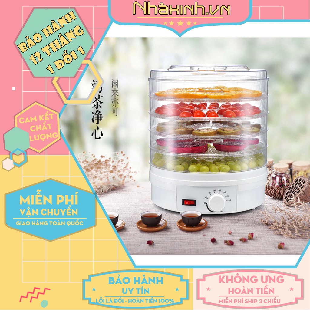 Máy sấy hoa quả thực phẩm gia đình - Bảo Hành 12 Tháng