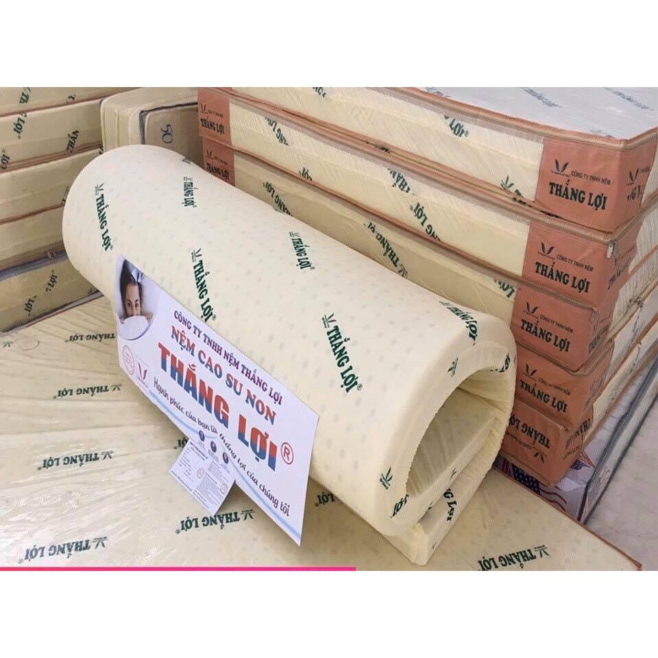 Nệm 10p Cao Su Non Thắng Lợi 1m6x2mx10cm chính hãng__Giá 1450k(7 món quà tặng)