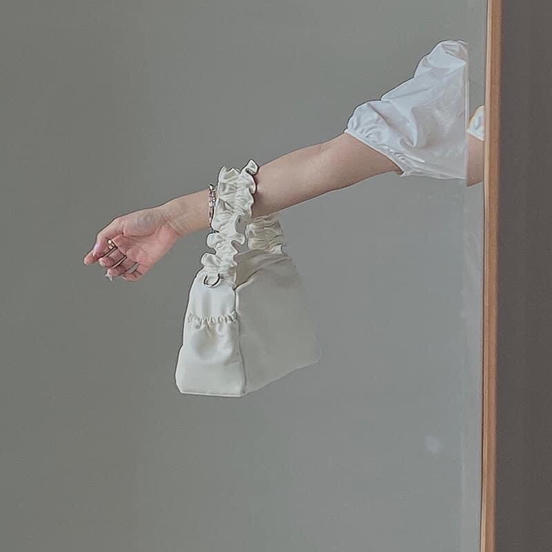 túi nhúm  Korea xinh [ FREESHIP ] Kiểu dáng cầm tay xinh xắn , chất da mềm mịn