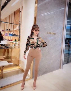 Áo sơ mi lụa hoạ tiết 3 màu