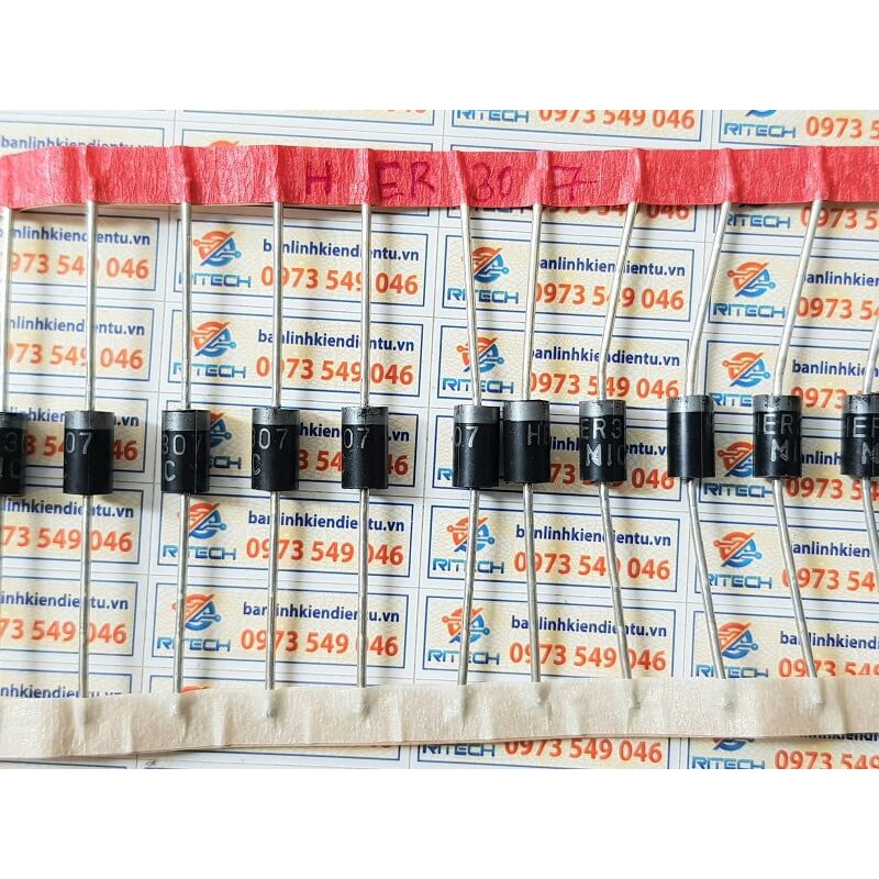 [Combo 20 chiếc] HER307 Diode Xung 3A 1000V