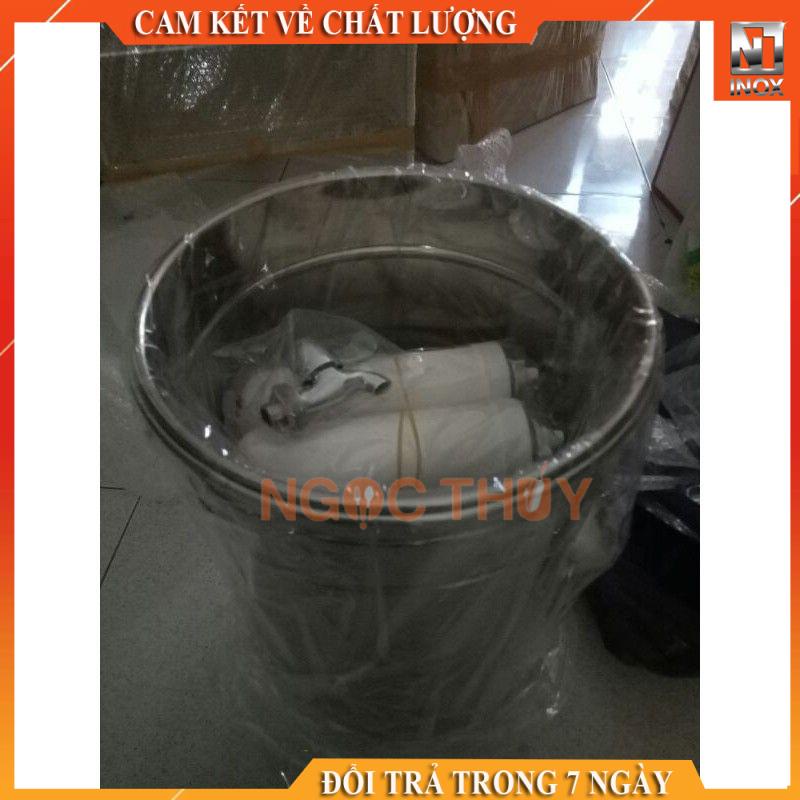 Bình lọc nước inox 304 kèm cục lọc